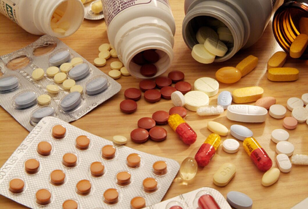 Una varietà di farmaci per il trattamento della prostatite
